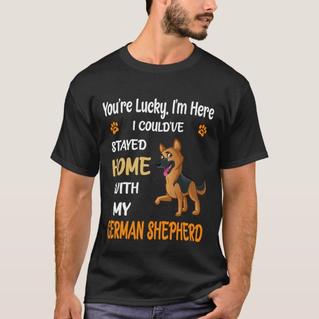 9 Du är Lucky, jag är här och jag kunde ha stannat T Shirt (Framsida)
