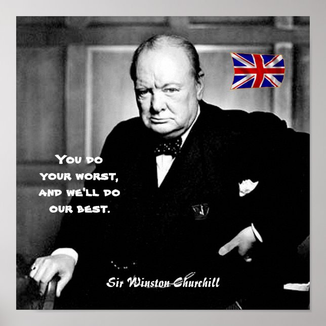 #9 - "Du gör det värsta.." Poster (Framsidan)