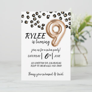 9:E BIRTHDAG, CHEETAH, GIRL PARTY, LEOPARD