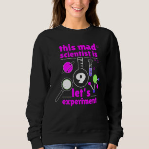 9:e födelsedag 9:e Bday Science Mad Scientist Chem T Shirt