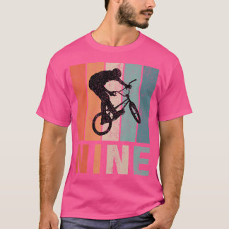 9:e födelsedag Bmx Bicycle Bike Boys 9 år gammal T Shirt
