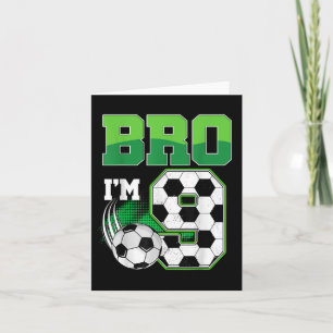 9:e födelsedag Bro Im 9:e året Gammal fotbollsdag Kort