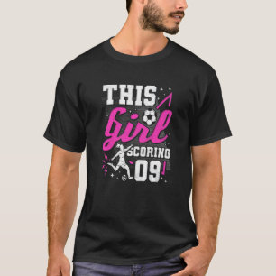 9:e födelsedag Denna flicka, 9:e årskurvan T Shirt