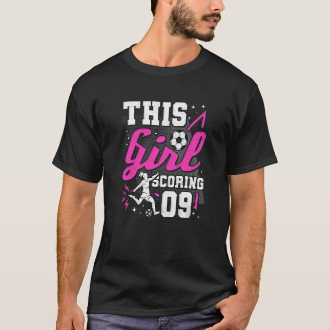 9:e födelsedag Denna flicka, 9:e årskurvan T Shirt (Framsida)