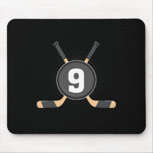 9:e födelsedag Ice Hockey 9 år gammal Théda Birthd Musmatta