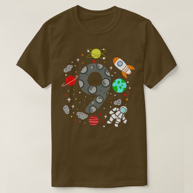 9:e födelsedag t shirt (Design framsida)