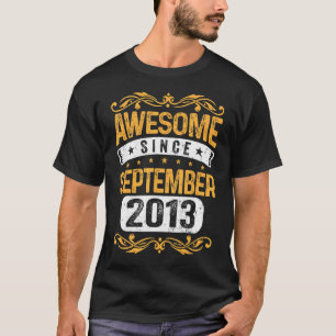 9:e födelsedagen 9 år gammal Fantastisk sedan sept T Shirt