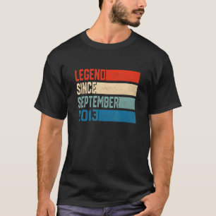 9:e födelsedagen 9 år sedan september 2013 t shirt