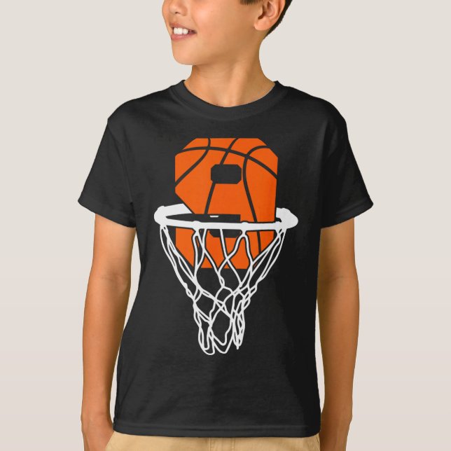 9:e födelsedagen Basketboll 9 år gamla pojkar Kids T Shirt (Framsida)