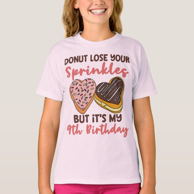 9:e födelsedagen: Förlora din sprinkles.. T Shirt (Framsida)