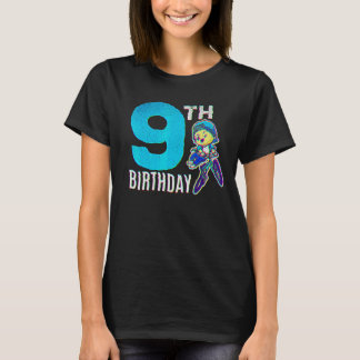 9:e födelsedagscyklisten Boy Bmx Bike Cycling Cycl T Shirt