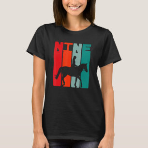9:e födelsedagshuset Rider Girl Horse Fläkt 9 Year T Shirt