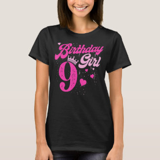 9:e födelsedagstjuret Krona 9-årsdagen T Shirt