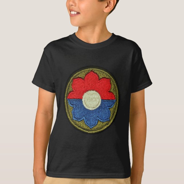 9:e ID Infantry Division Pathfinder veterans-veter T Shirt (Framsida)