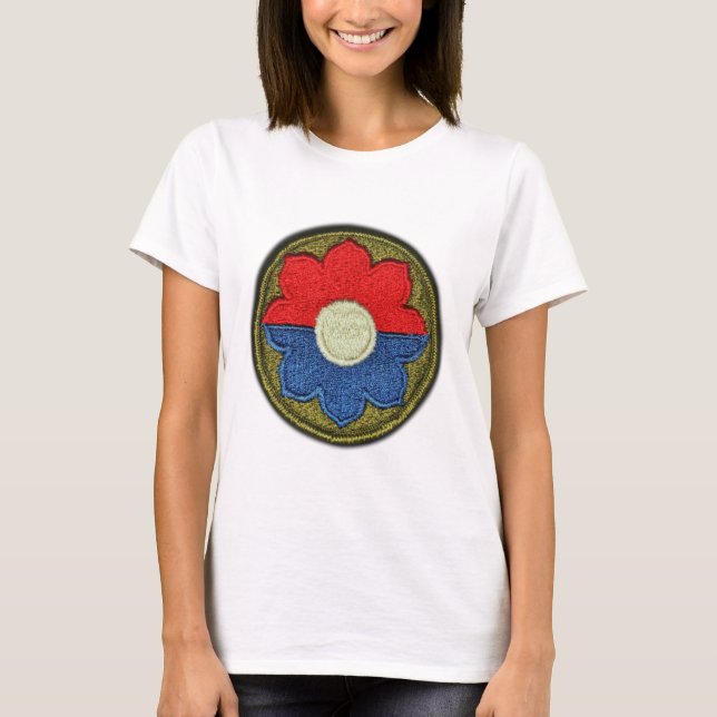 9:e ID Infantry Division Pathfinder veterans-veter Tee (Framsida)