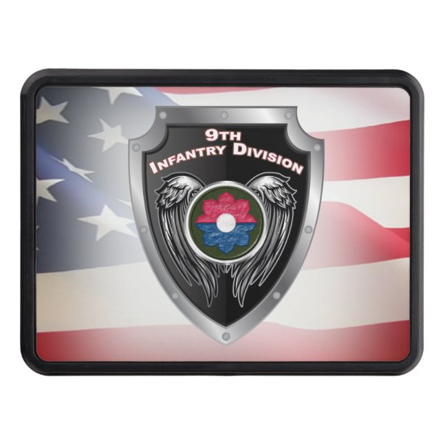 9:e Infantry Division Customized Shield Dragkroksskydd (Framsidan)