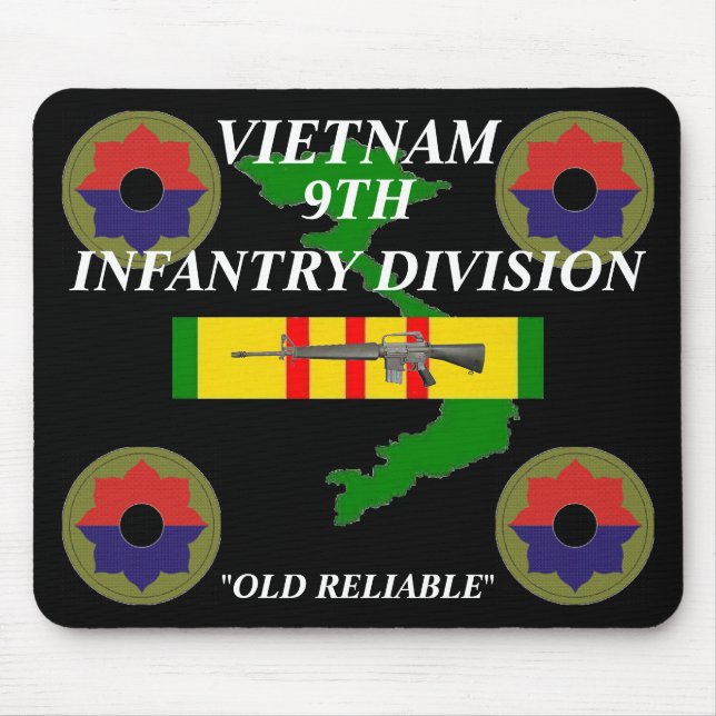 9:e Infantry Vietnam Mousepad 2:e plats Musmatta (Framsidan)