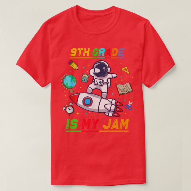 9:e Klass är min Sylt-astronaut Back to school Epl T Shirt (Design framsida)