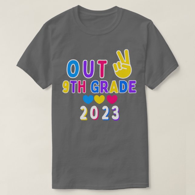 9:e Klass-klassen 2023 Studenten-dagen T Shirt (Design framsida)