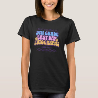 9:e klassens sista dag Autografer Lärare Elever 20 T Shirt