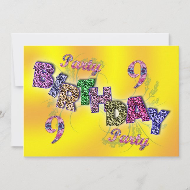 9:e partsinbjudan inbjudningar (Framsida)