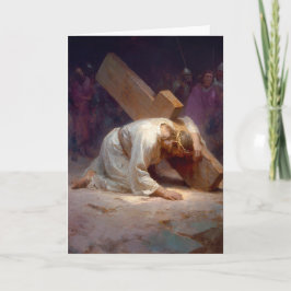 9:e stationsvägen - Jesus faller för tredje gången Kort
