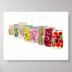 #9 Food Canning Burk Poster