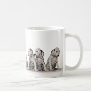 9 förtjusande Dalmatian valpar Kaffemugg