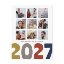 9 Foto 2027 Julcollage Modern Familj