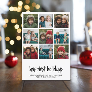 9 Foto med minst minimalt svart jultomte Julkort