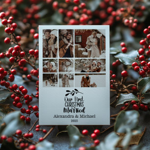 9 Foto Minimalistisk Vår Första Jul Som Gifta Julkort