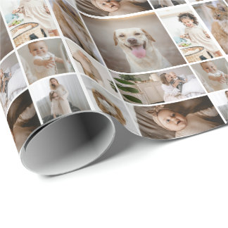 9 Fotokollage Anpassat Personligt Presentpapper