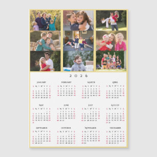 9 Fotokollage Personlig 2026 Familjekalender