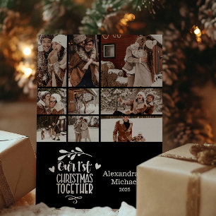 9 Fotominimalistisk första jul tillsammans Julkort