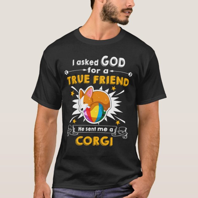 9 Han skickade mig en Corgi 142 T Shirt (Framsida)