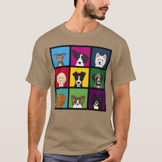 9 hundar presentpojke t shirt