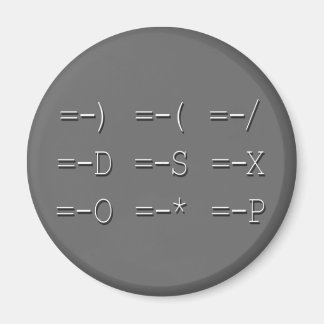 9 Lika märkesemulsionssamling Magnet
