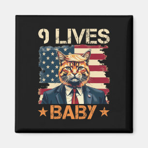 9 Liv Av Trump 2024 Vinst Seger Vinnare Trump Magnet