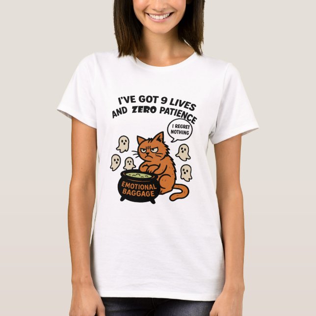 9 liv t shirt (Framsida)