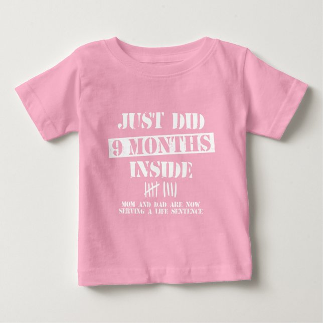 9 månader inne t shirt (Framsida)