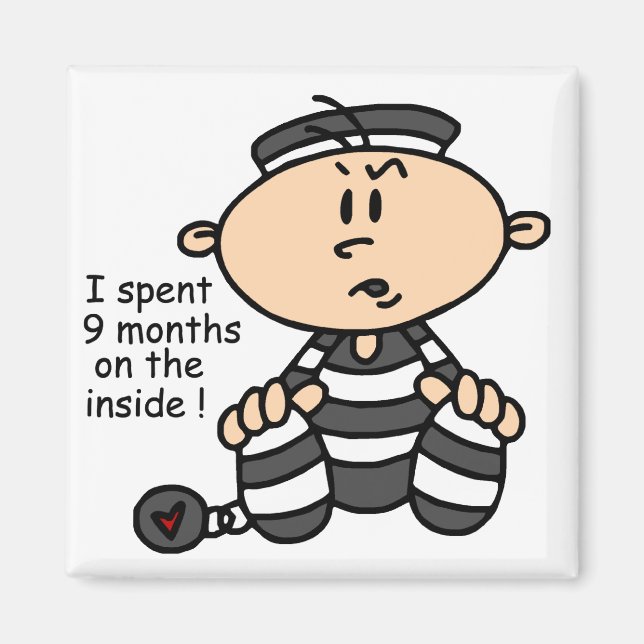 9 månader på den inre Baby-fången Magnet (Framsidan)