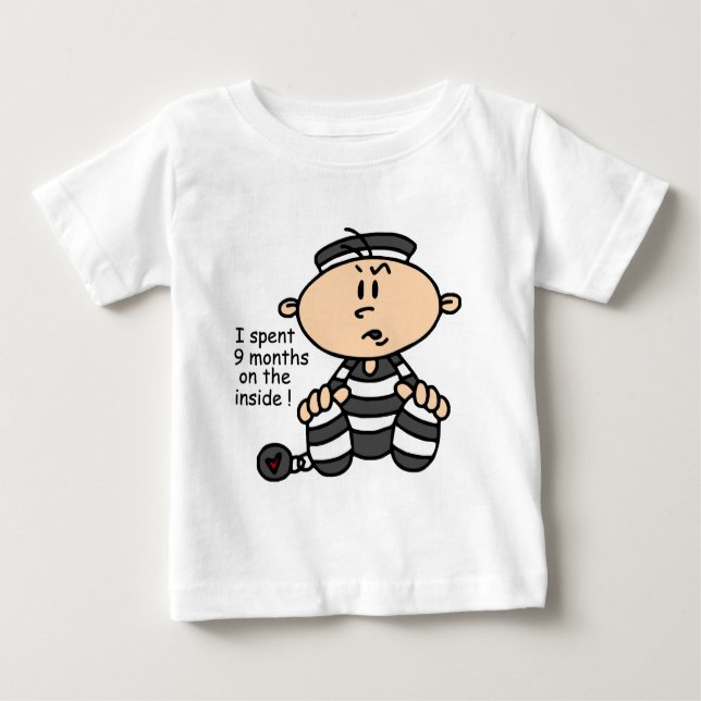 9 månader på det inre babyfånget t-shirt (Framsida)