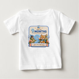 9 Månaders Bebis Milstolpe Liten Upptäckare T Shirt