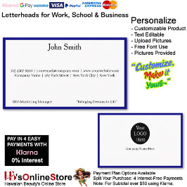 9 Modern Blue Promote Company Brand Name Visitkort