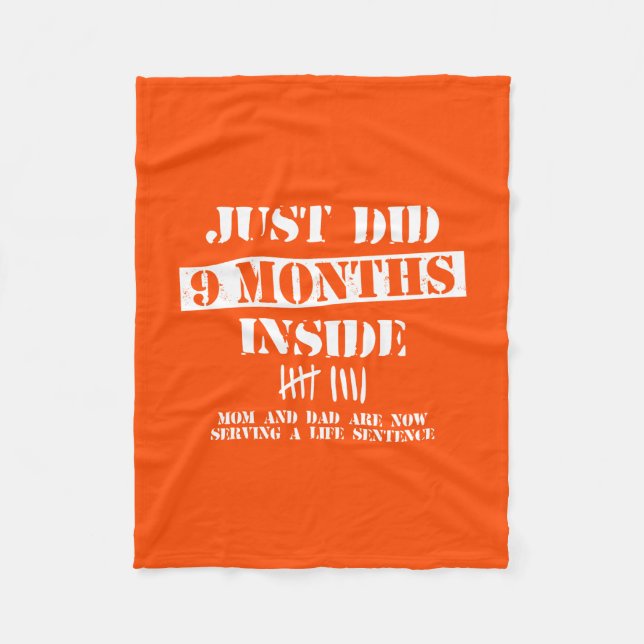 9 Months Inside Fleecefilt (Framsidan)