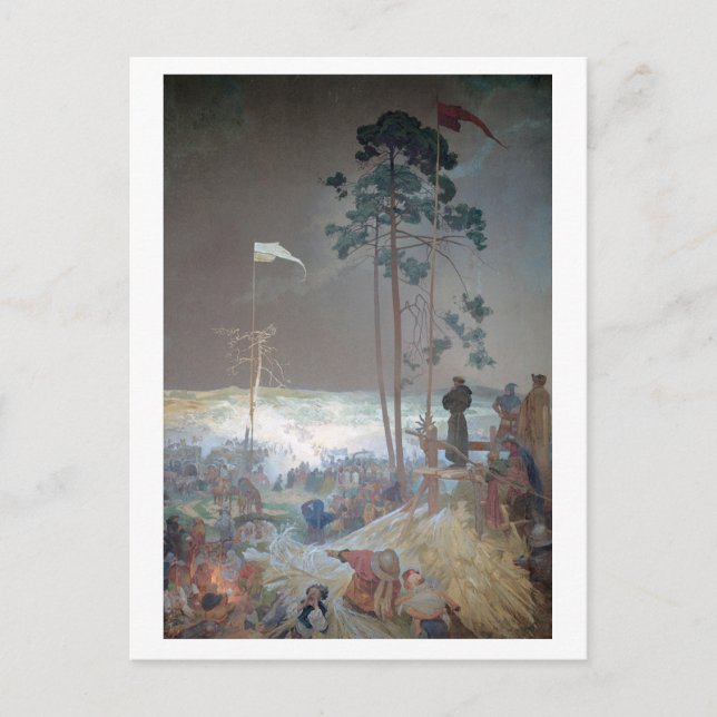 #9 Mötet i Krizky, Mucha Vykort (Framsida)