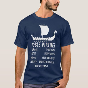 9 Noble virtuerar normal mytologi nio viking Virtu T Shirt