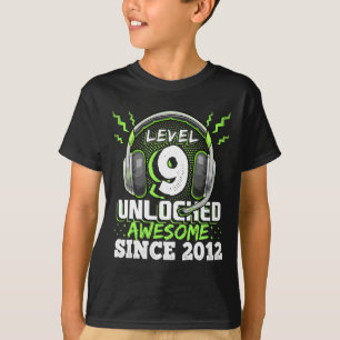 9 Olåst Fantastisk 2012-videospel 9:e födelsedagen T Shirt