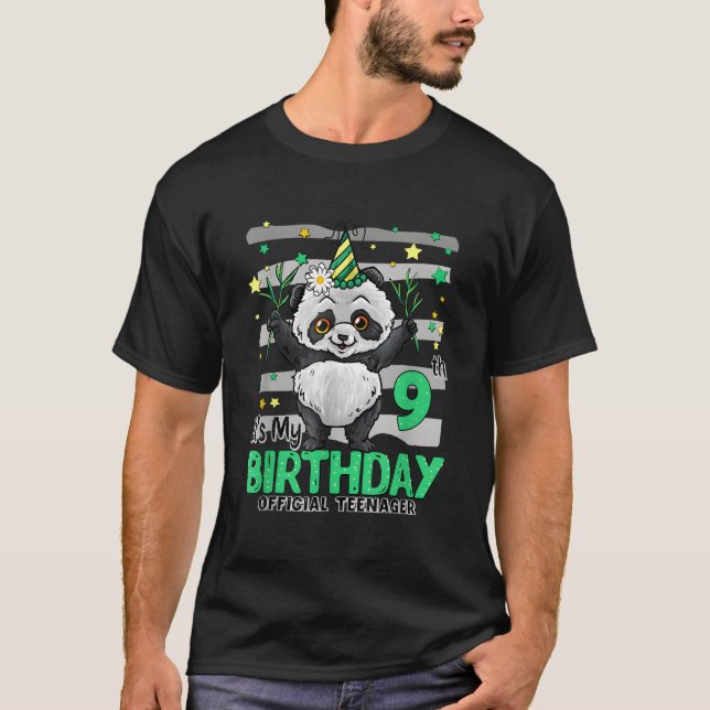 9 Panda Det Är Min 9E T Shirt (Framsida)