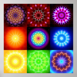 9 Powermandalas Poster